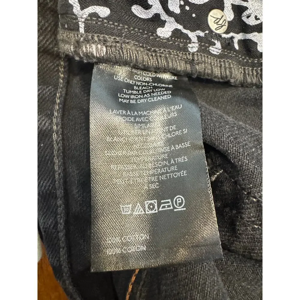 We The Free Ghost Town High Rise Long Shorts Black Raw Hem Size 33 NWT